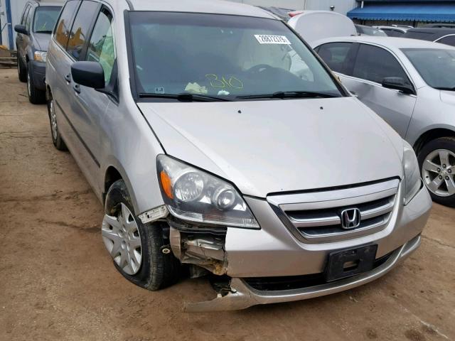 5FNRL38276B099481 - 2006 HONDA ODYSSEY LX SILVER photo 1