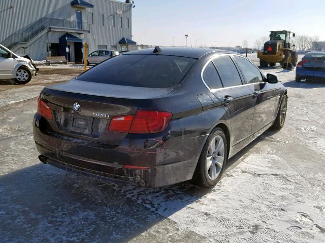 WBAXH5C50CDW08638 - 2012 BMW 528 XI BLACK photo 4