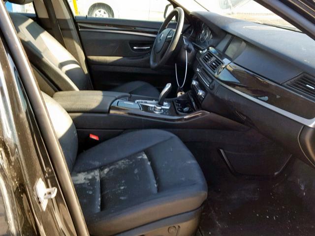 WBAXH5C50CDW08638 - 2012 BMW 528 XI BLACK photo 5