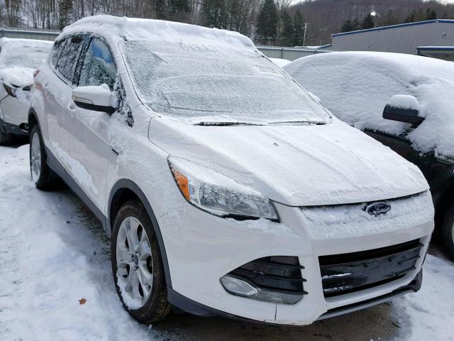 1FMCU9J95EUC82666 - 2014 FORD ESCAPE TIT WHITE photo 1