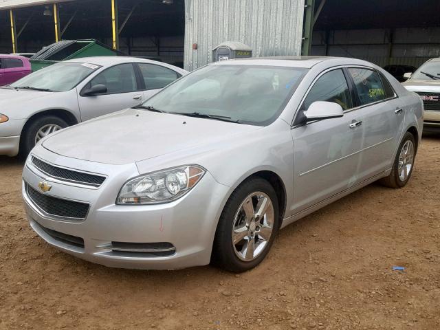 1G1ZD5E02CF338950 - 2012 CHEVROLET MALIBU 2LT SILVER photo 2