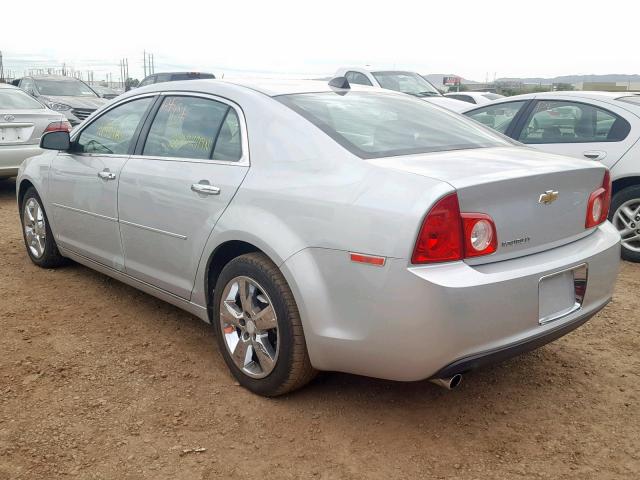 1G1ZD5E02CF338950 - 2012 CHEVROLET MALIBU 2LT SILVER photo 3