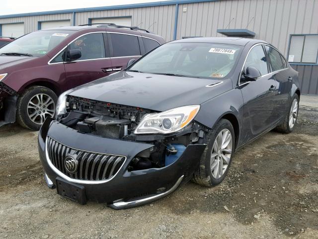 2G4GS5GX2G9113565 - 2016 BUICK REGAL PREM CHARCOAL photo 2