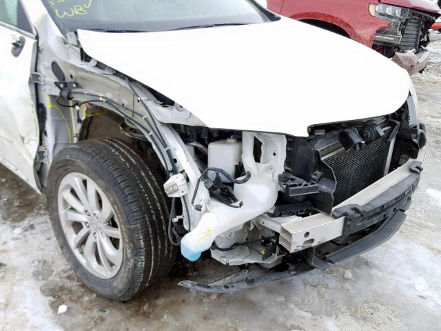 5J8TB4H51GL013364 - 2016 ACURA RDX TECHNO WHITE photo 9