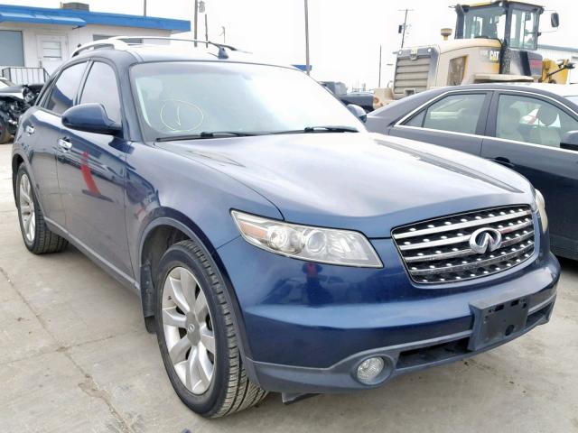 JNRAS08U45X102275 - 2005 INFINITI FX35 BLUE photo 1