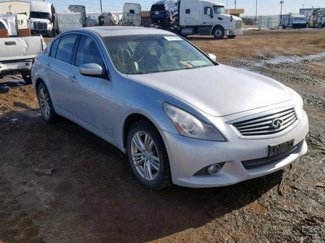 JN1DV6ARXBM451339 - 2011 INFINITI G25 SILVER photo 1