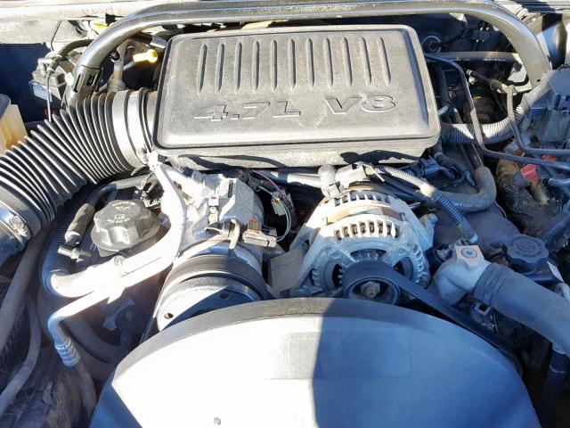 1J4HR48N85C537036 - 2005 JEEP GRAND CHER GRAY photo 7