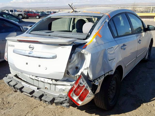 3N1AB6AP5CL731790 - 2012 NISSAN SENTRA 2.0 SILVER photo 4