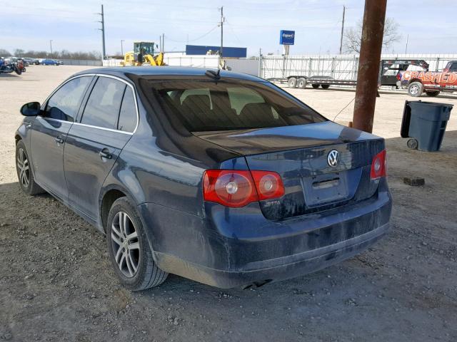 3VWDT81K86M739482 - 2006 VOLKSWAGEN JETTA TDI BLUE photo 3