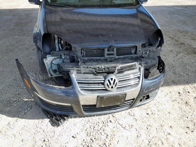 3VWDT81K86M739482 - 2006 VOLKSWAGEN JETTA TDI BLUE photo 9