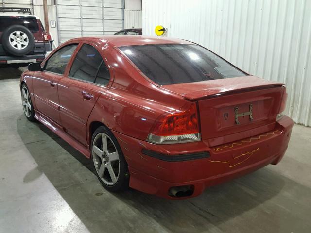 YV1RH527862552800 - 2006 VOLVO S60 R RED photo 3