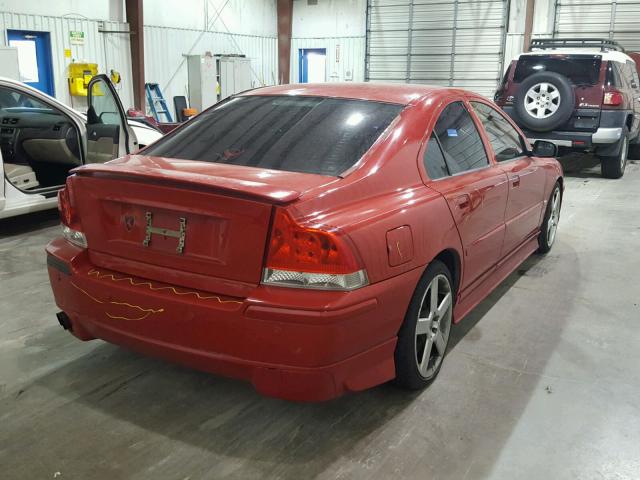 YV1RH527862552800 - 2006 VOLVO S60 R RED photo 4