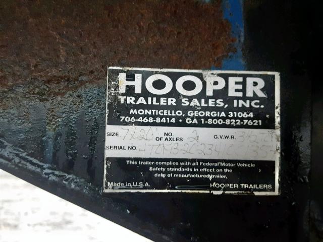 4T0FB202341001354 - 2004 OTHER TRAILER BLACK photo 10