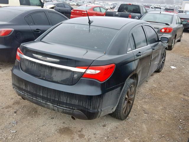 1C3CCBBG0DN744690 - 2013 CHRYSLER 200 TOURIN BLACK photo 4