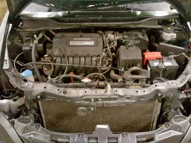 JHMZE2H70AS001126 - 2010 HONDA INSIGHT GRAY photo 7