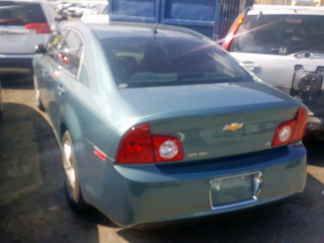 1G1ZG57B69F247193 - 2009 CHEVROLET MALIBU LS GREEN photo 3