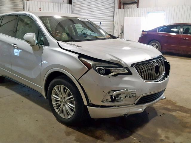 LRBFXASA9HD063439 - 2017 BUICK ENVISION P SILVER photo 9