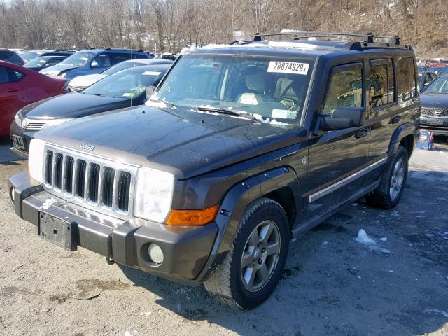 1J8HG58206C143239 - 2006 JEEP COMMANDER CHARCOAL photo 2