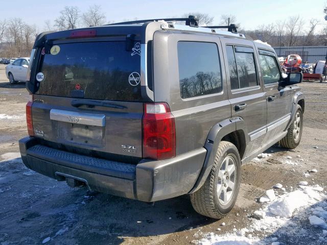 1J8HG58206C143239 - 2006 JEEP COMMANDER CHARCOAL photo 4