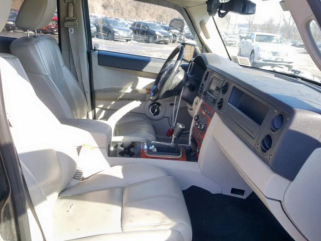 1J8HG58206C143239 - 2006 JEEP COMMANDER CHARCOAL photo 5