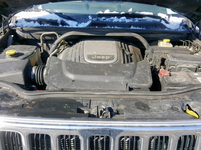 1J8HG58206C143239 - 2006 JEEP COMMANDER CHARCOAL photo 7