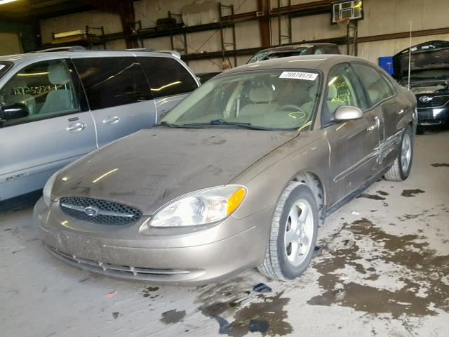 1FAFP55273G273807 - 2003 FORD TAURUS SES TAN photo 2