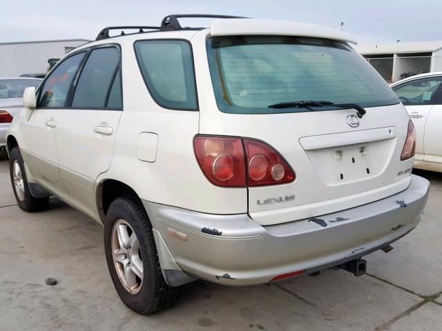 JT6HF10U0X0037108 - 1999 LEXUS RX 300 CREAM photo 3