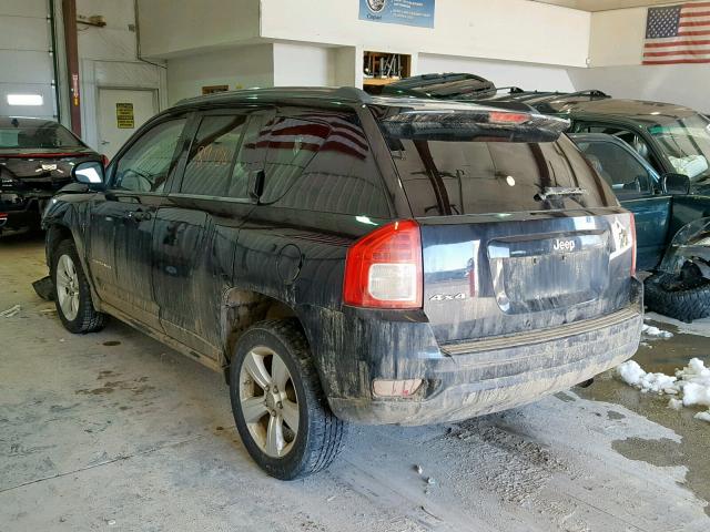 1C4NJDBB7CD649851 - 2012 JEEP COMPASS SP BLACK photo 3