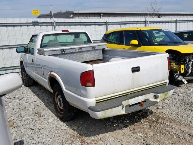 1GTDT14X0X8507885 - 1999 GMC SONOMA WHITE photo 3