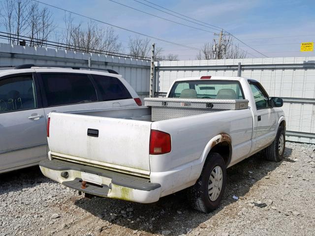 1GTDT14X0X8507885 - 1999 GMC SONOMA WHITE photo 4