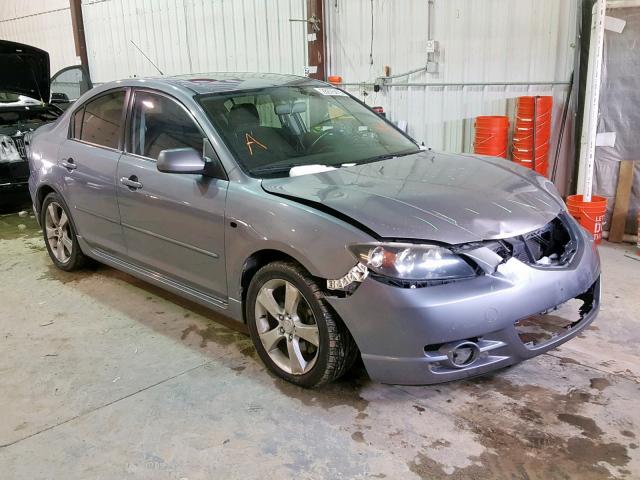 JM1BK123541118139 - 2004 MAZDA 3 S GRAY photo 1