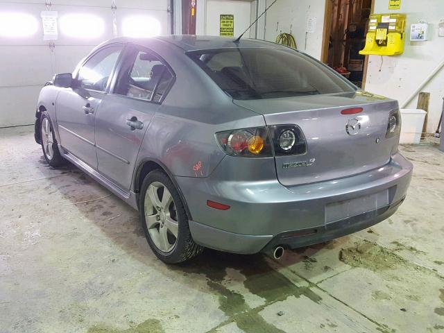 JM1BK123541118139 - 2004 MAZDA 3 S GRAY photo 3