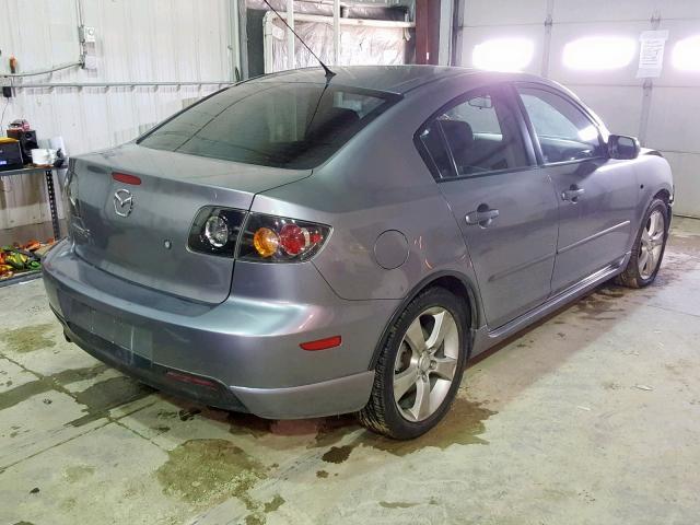 JM1BK123541118139 - 2004 MAZDA 3 S GRAY photo 4