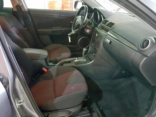 JM1BK123541118139 - 2004 MAZDA 3 S GRAY photo 5