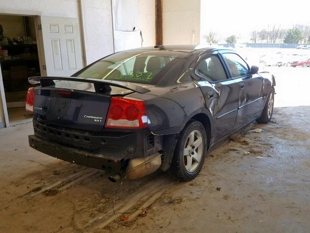 2B3CA3CV6AH107670 - 2010 DODGE CHARGER SX BLACK photo 4