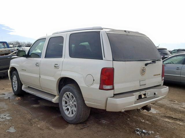 1GYEK63N13R109796 - 2003 CADILLAC ESCALADE L WHITE photo 3