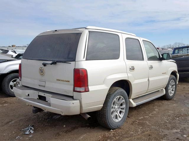 1GYEK63N13R109796 - 2003 CADILLAC ESCALADE L WHITE photo 4