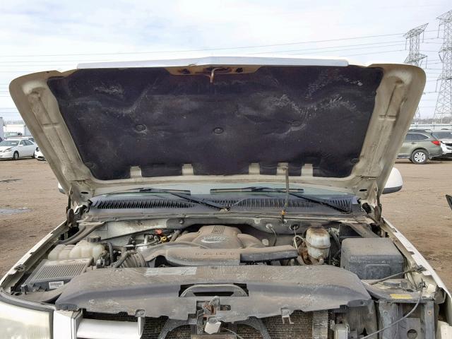 1GYEK63N13R109796 - 2003 CADILLAC ESCALADE L WHITE photo 7