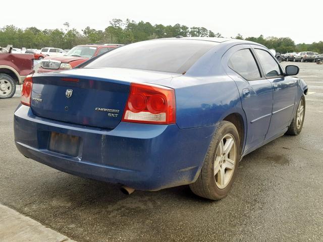 2B3CA3CVXAH193548 - 2010 DODGE CHARGER SX BLUE photo 4