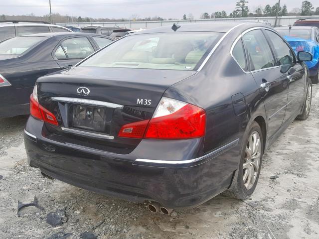 JN1CY0AP1AM910965 - 2010 INFINITI M35 BASE BLACK photo 4