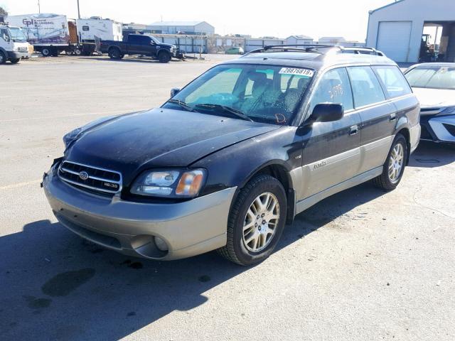 4S3BH896717638648 - 2001 SUBARU LEGACY OUT GRAY photo 2