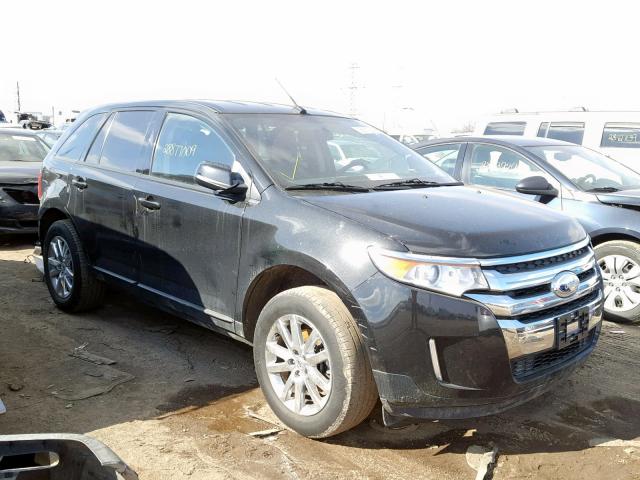 2FMDK3JC2DBE17769 - 2013 FORD EDGE SEL BLACK photo 1