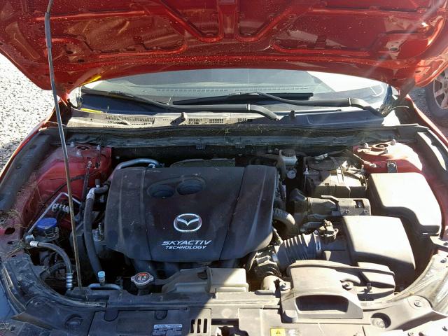 3MZBM1L79FM146363 - 2015 MAZDA 3 TOURING RED photo 7