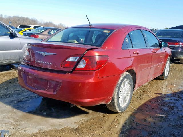 1C3LC56K47N533710 - 2007 CHRYSLER SEBRING TO RED photo 4