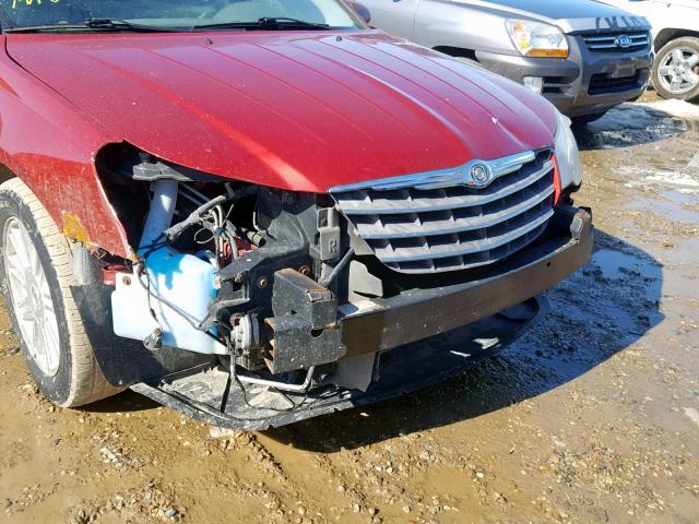 1C3LC56K47N533710 - 2007 CHRYSLER SEBRING TO RED photo 9