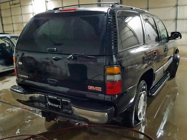 1GKEK13T46J117602 - 2006 GMC YUKON BLACK photo 4