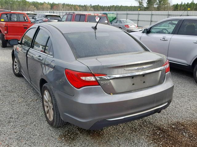 1C3CCBBB6DN584724 - 2013 CHRYSLER 200 TOURIN GRAY photo 3