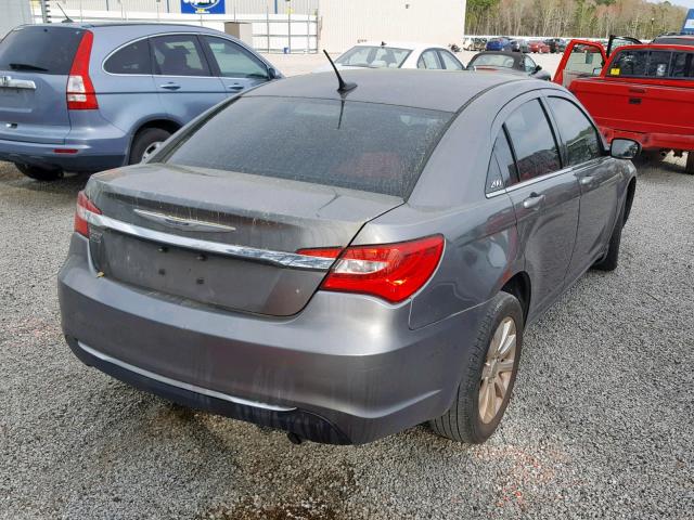 1C3CCBBB6DN584724 - 2013 CHRYSLER 200 TOURIN GRAY photo 4