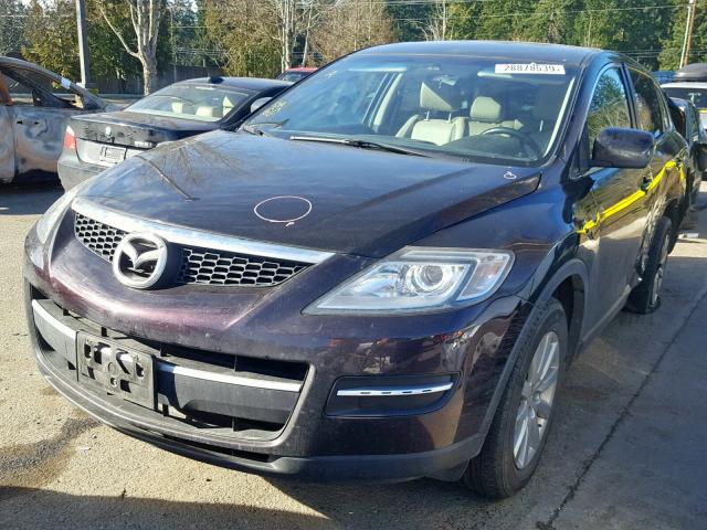 JM3TB38V890180437 - 2009 MAZDA CX-9 PURPLE photo 2