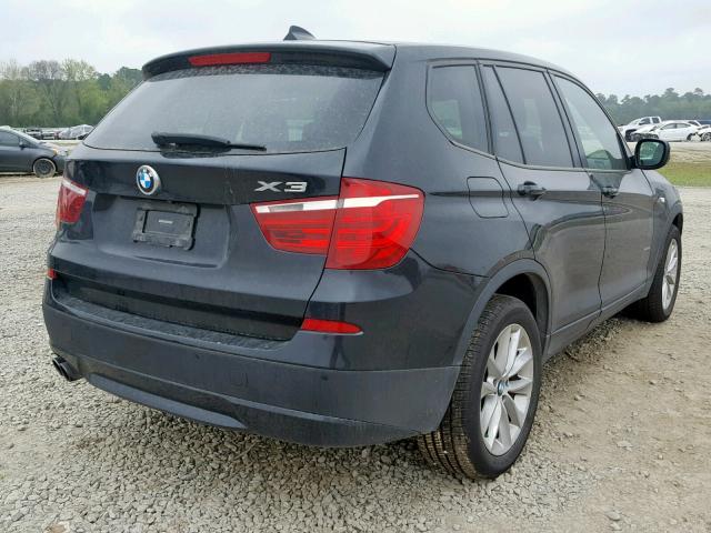 5UXWX9C57E0D37095 - 2014 BMW X3 XDRIVE2 BLACK photo 4